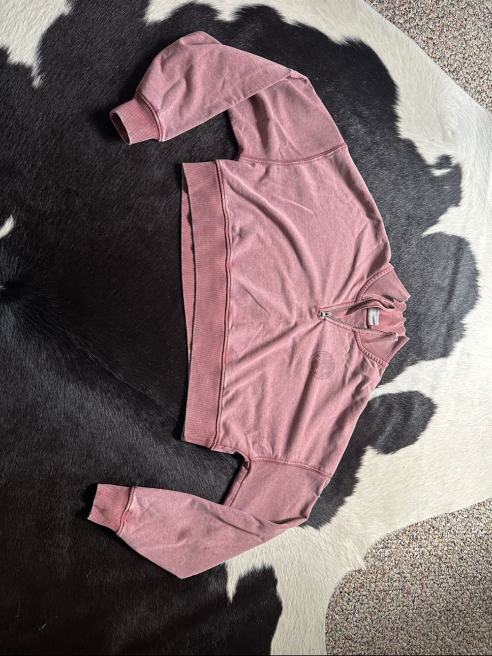 Women’s Mauve Half-Zip Sweatshirt